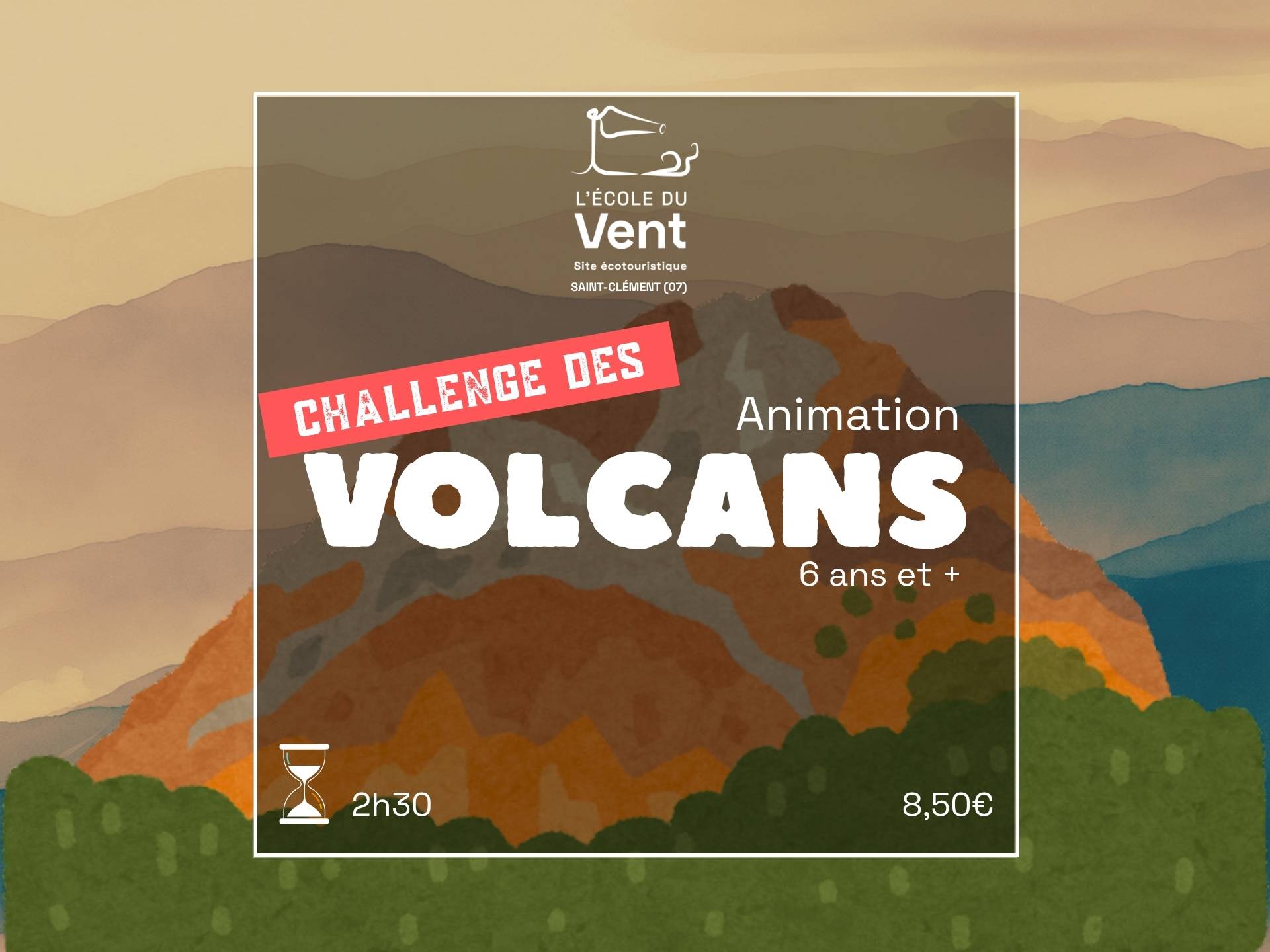 Challenge des volcans