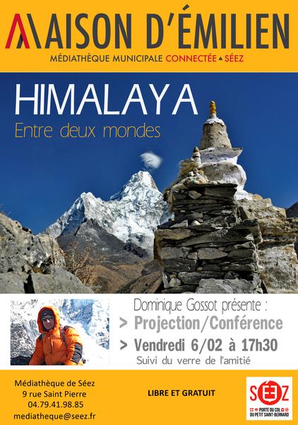 Projection- conférence sur l'Himalaya à la médiathèque