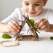 Atelier " Construis ta cabane miniature"_Sainte-Croix-en-Jarez