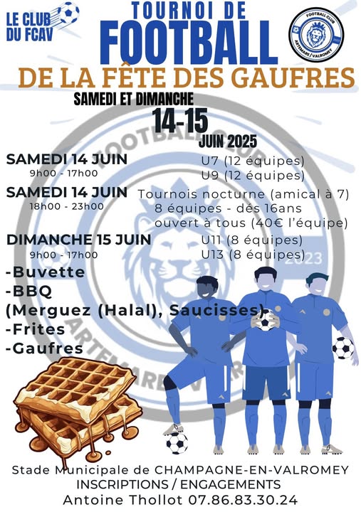 Tournoi de foot pour la fête des gaufres_Champagne-en-Valromey