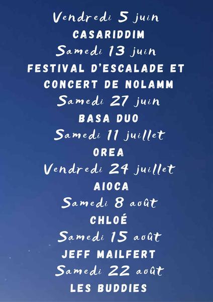 Concert aux Terrasses du Moulenc