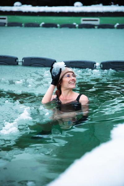 Nage hivernale_Combloux