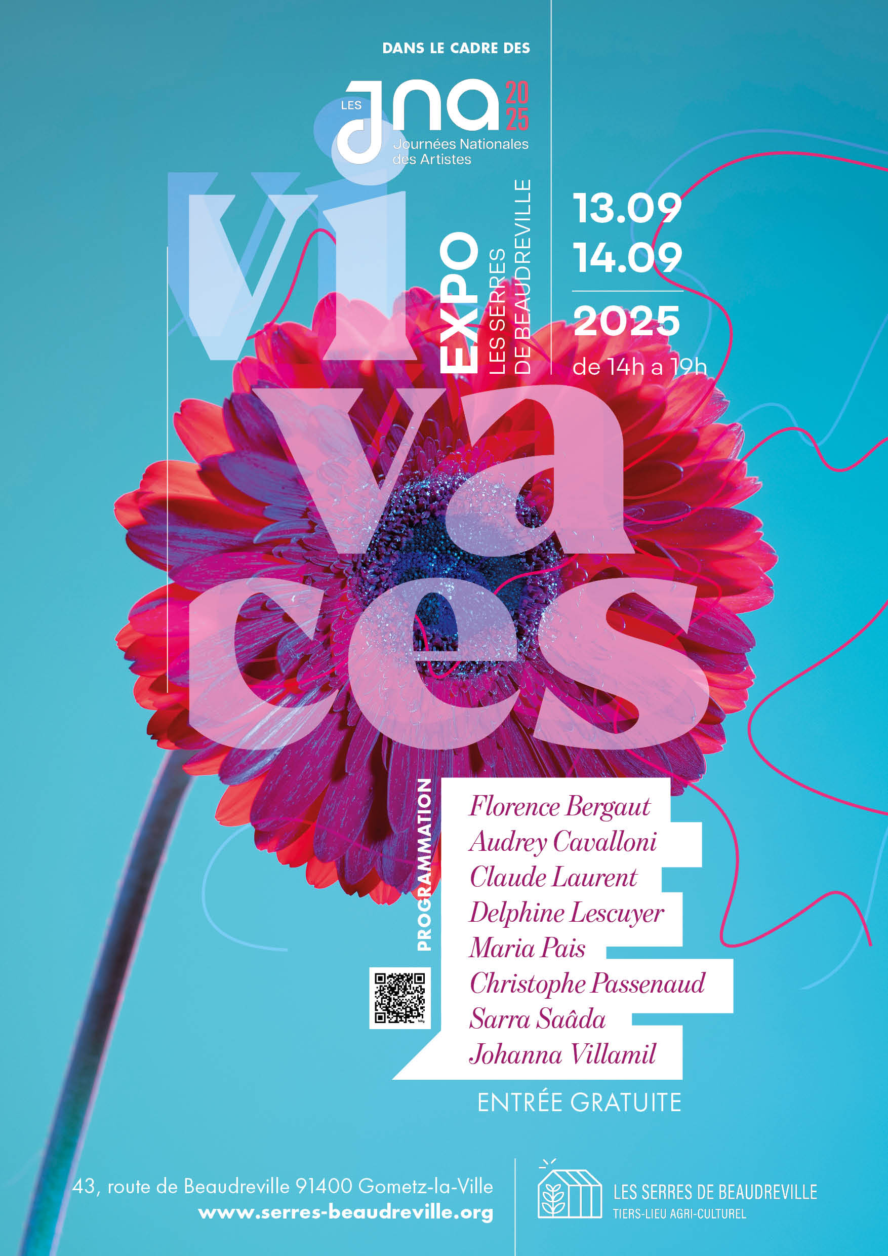 Exposition Vivaces aux serres de beaudreville, septembre 2025