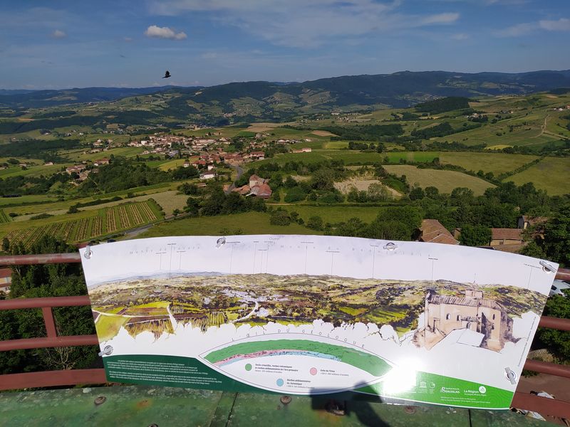 Le panorama sur la terrasse