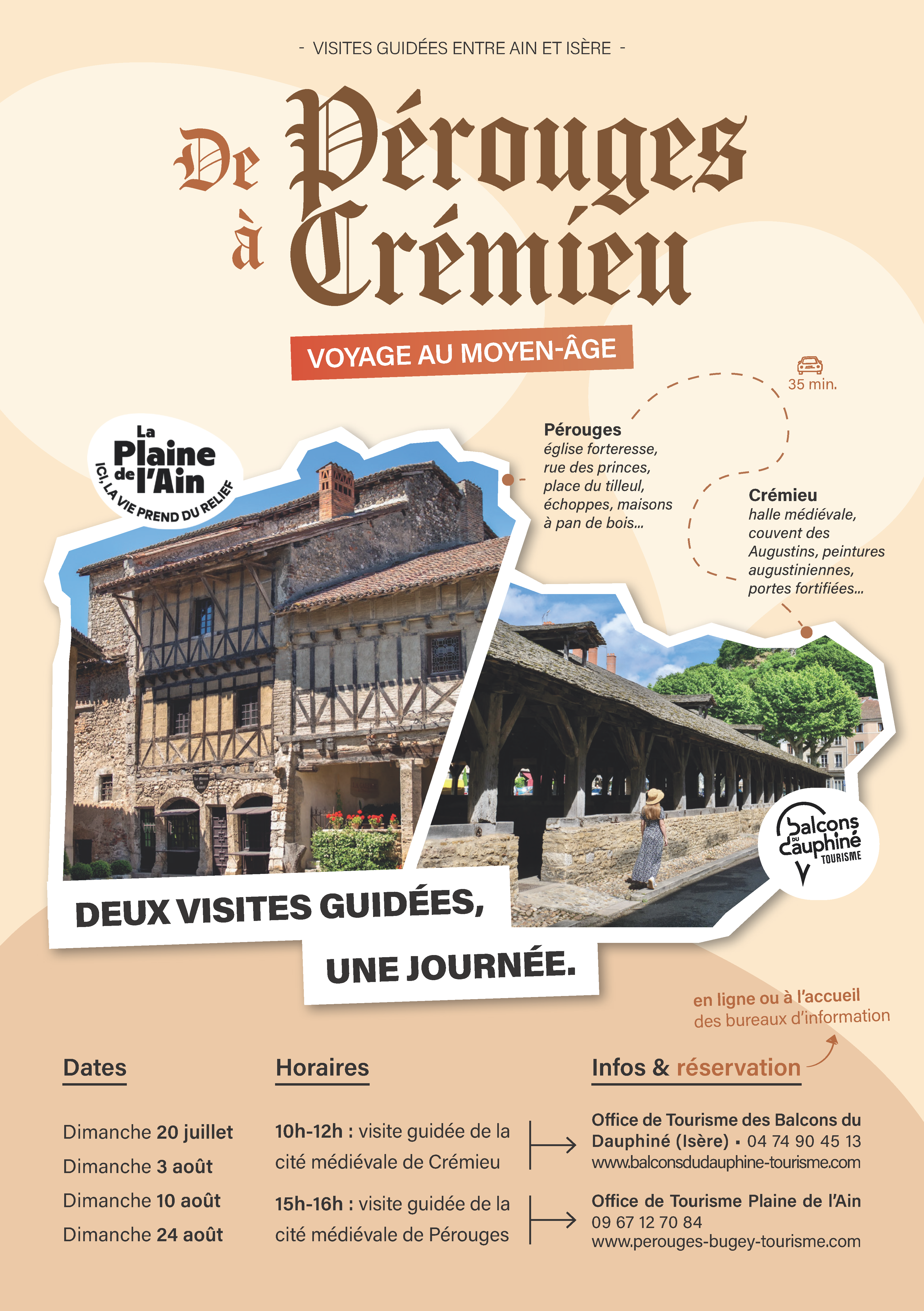 De Pérouges à Crémieu : un jour, deux visites guidées_Pérouges