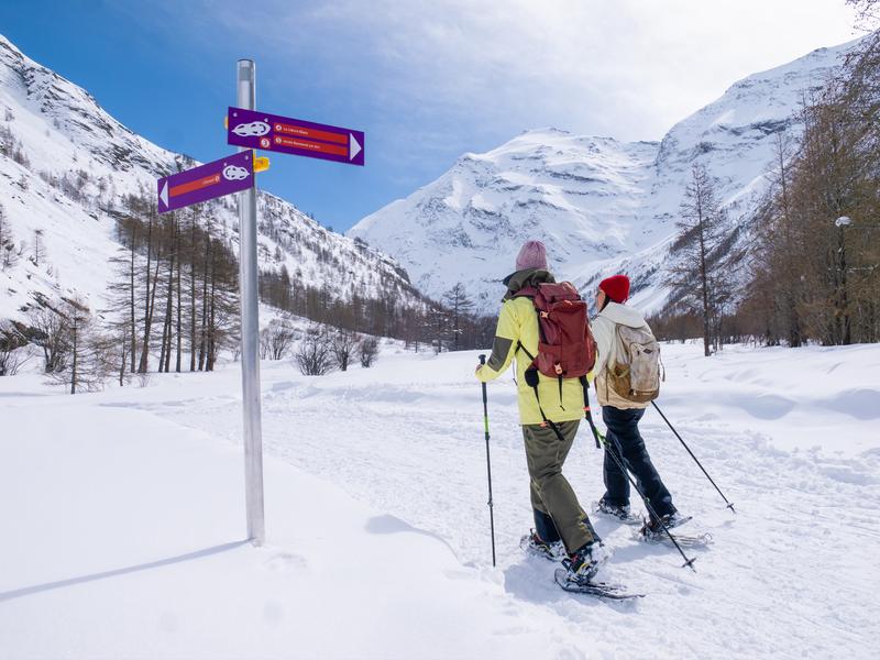 Itinéraire raquettes L'Ecureuil_Bessans