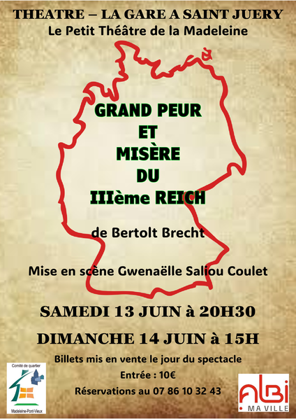 Théâtre Grand Peur et Misère du IIIème Reich