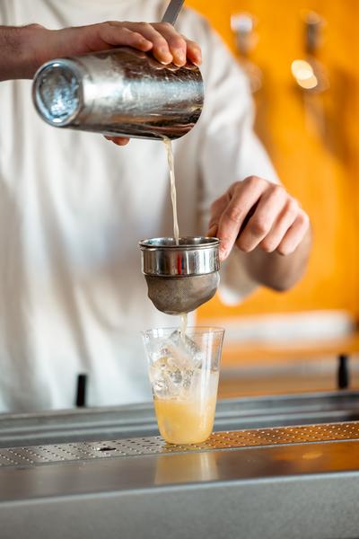 Préparation d'un cocktail