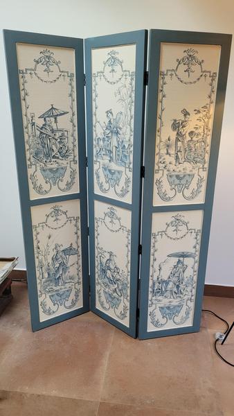 Chinoiserie en grisaille 