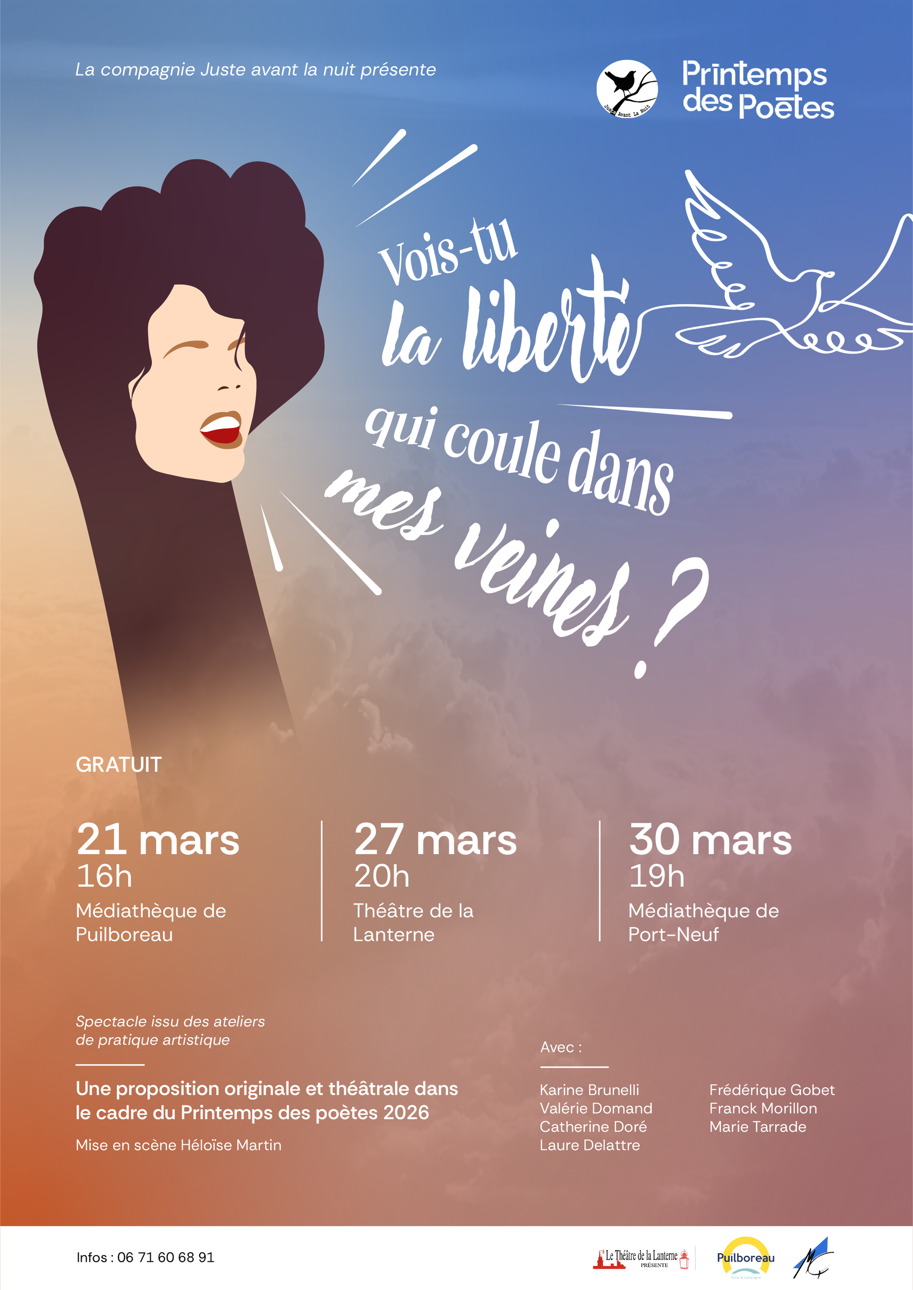 Spectacle - Vois-tu la liberté qui coule dans mes veines ?