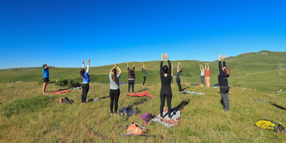 Sortie Yoga Rando au coucher du soleil - Tourbières Chastel sur Murat