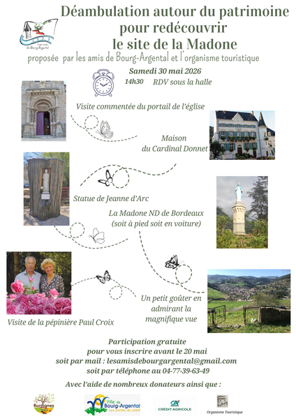 Déambulation autour du patrimoine pour redécouvrir le site de la Madone_Bourg-Argental