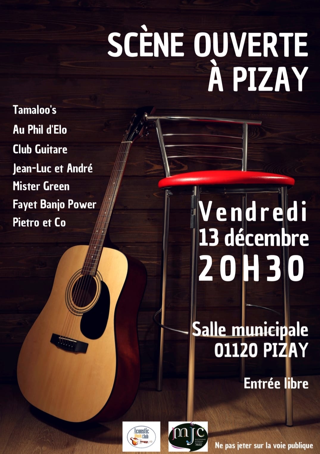 Scène ouverte "Acoustic Music Club"_Pizay