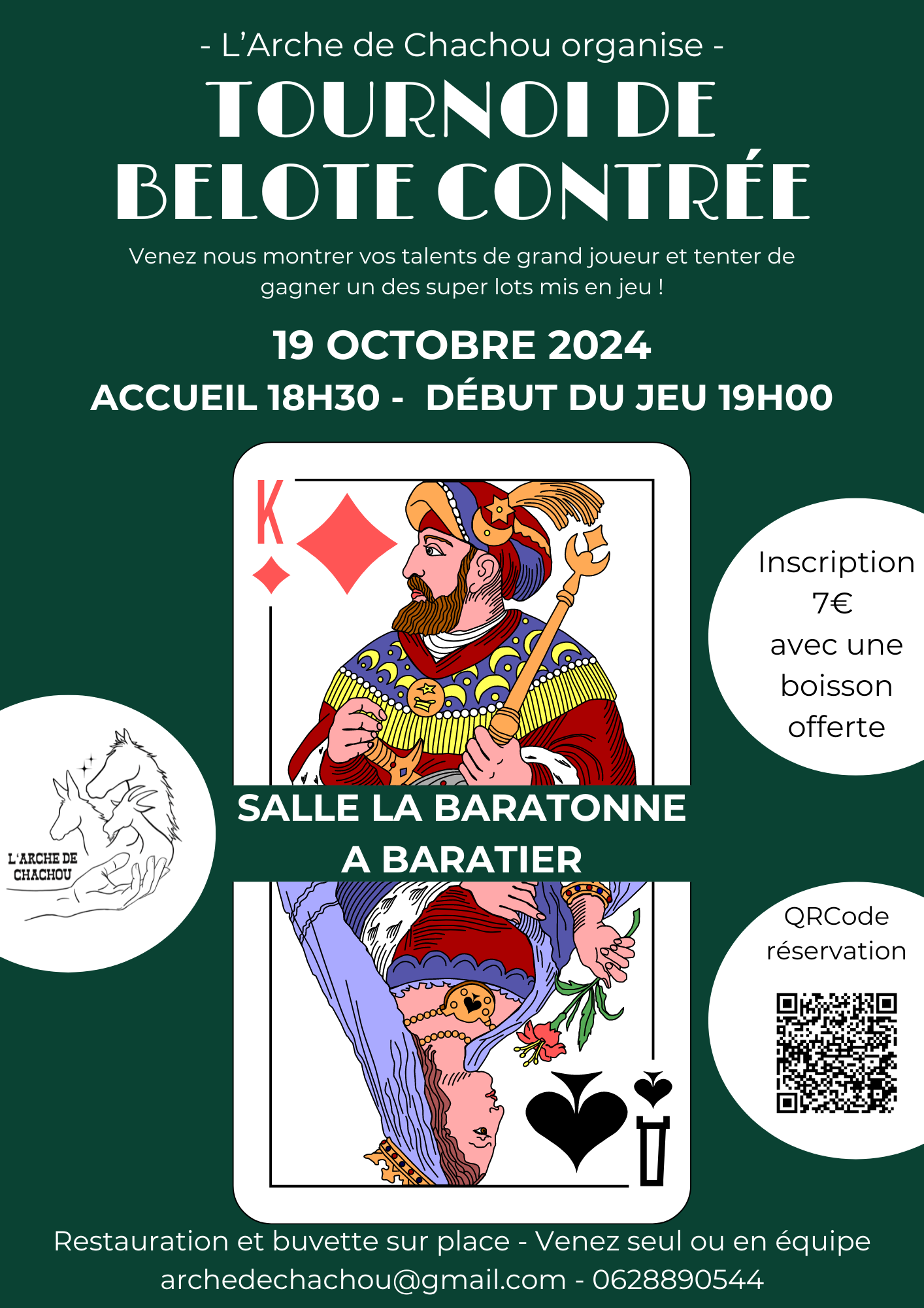 Tournoi de belote contrée