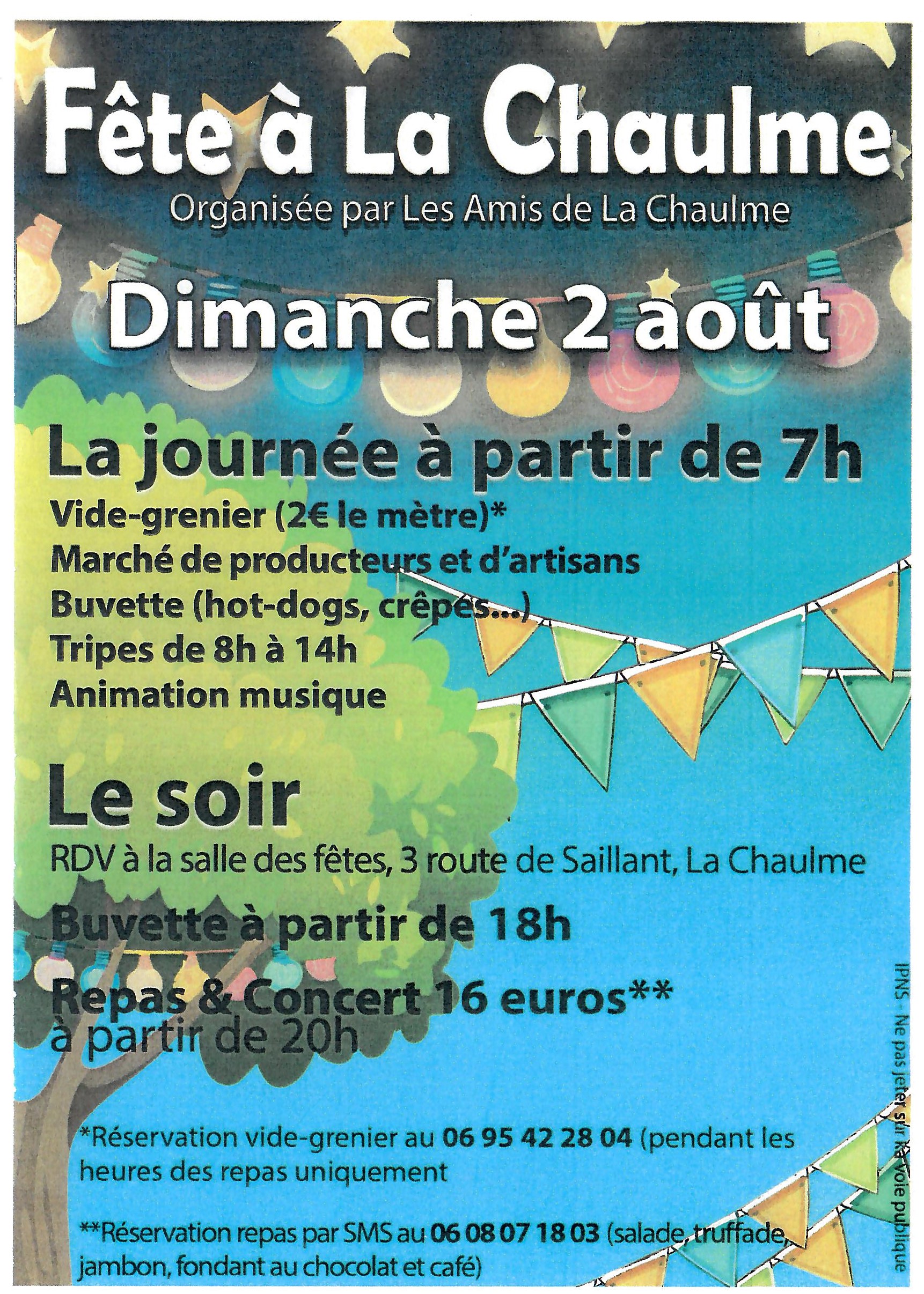Fête à La Chaulme