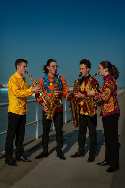 Le Quatuor Isar en concert-déambulation dans lAven dOrgnac_Orgnac-lAven