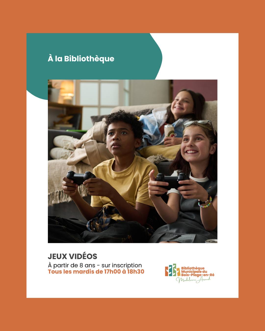 Jeux vidéo à la bibliothèque