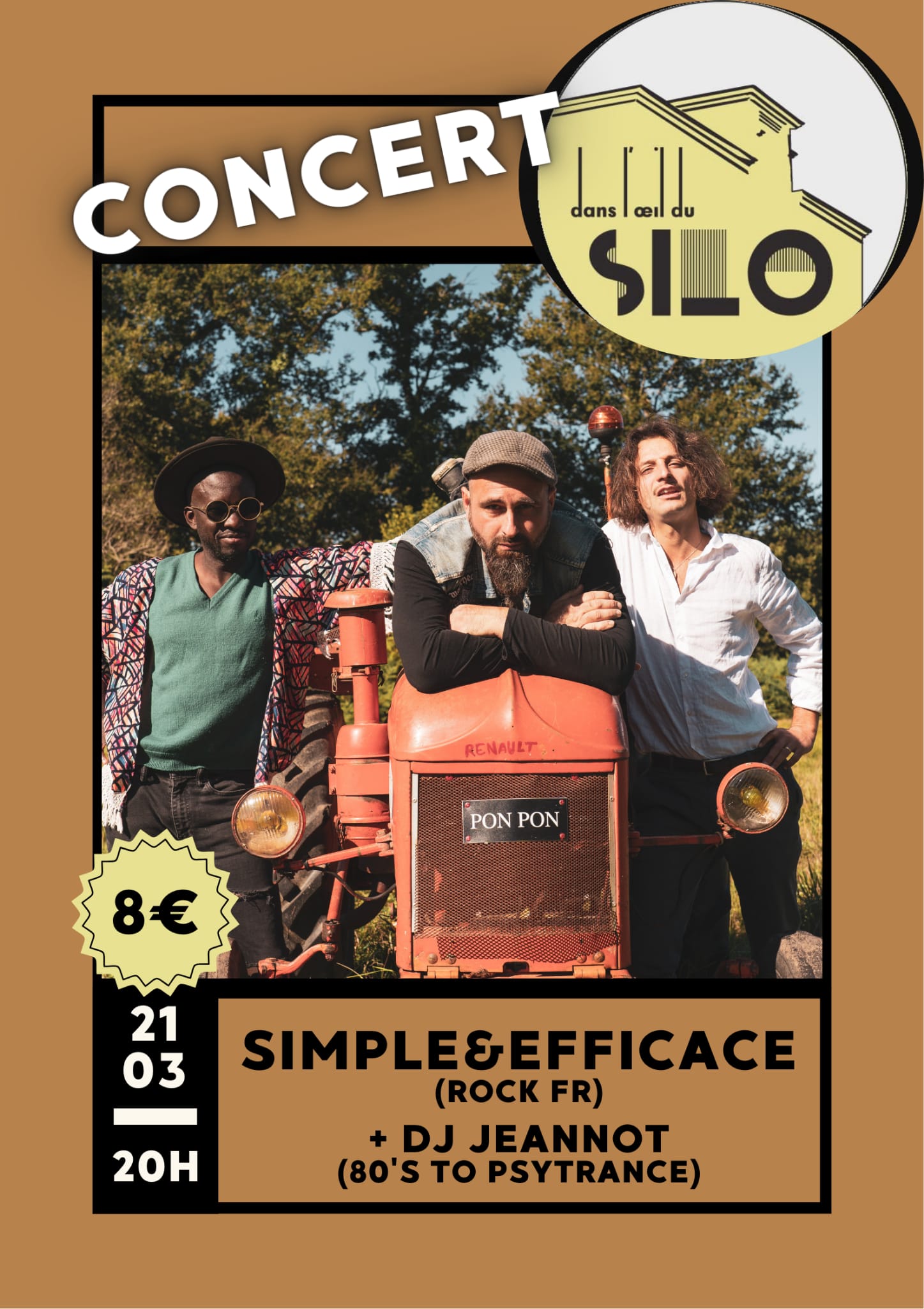 Simple & Efficace en concert au Silo