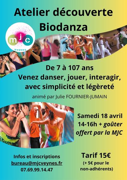 Découverte de la danse Biodanza