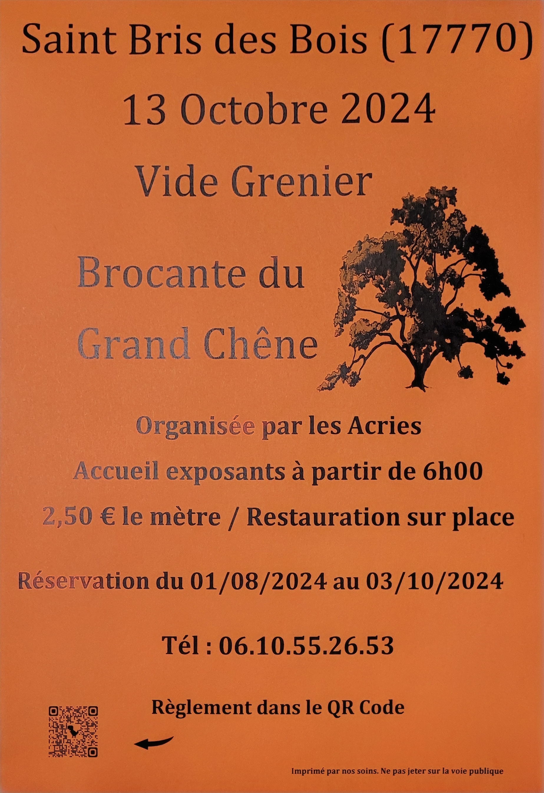 BROCANTE du Grand Chêne
