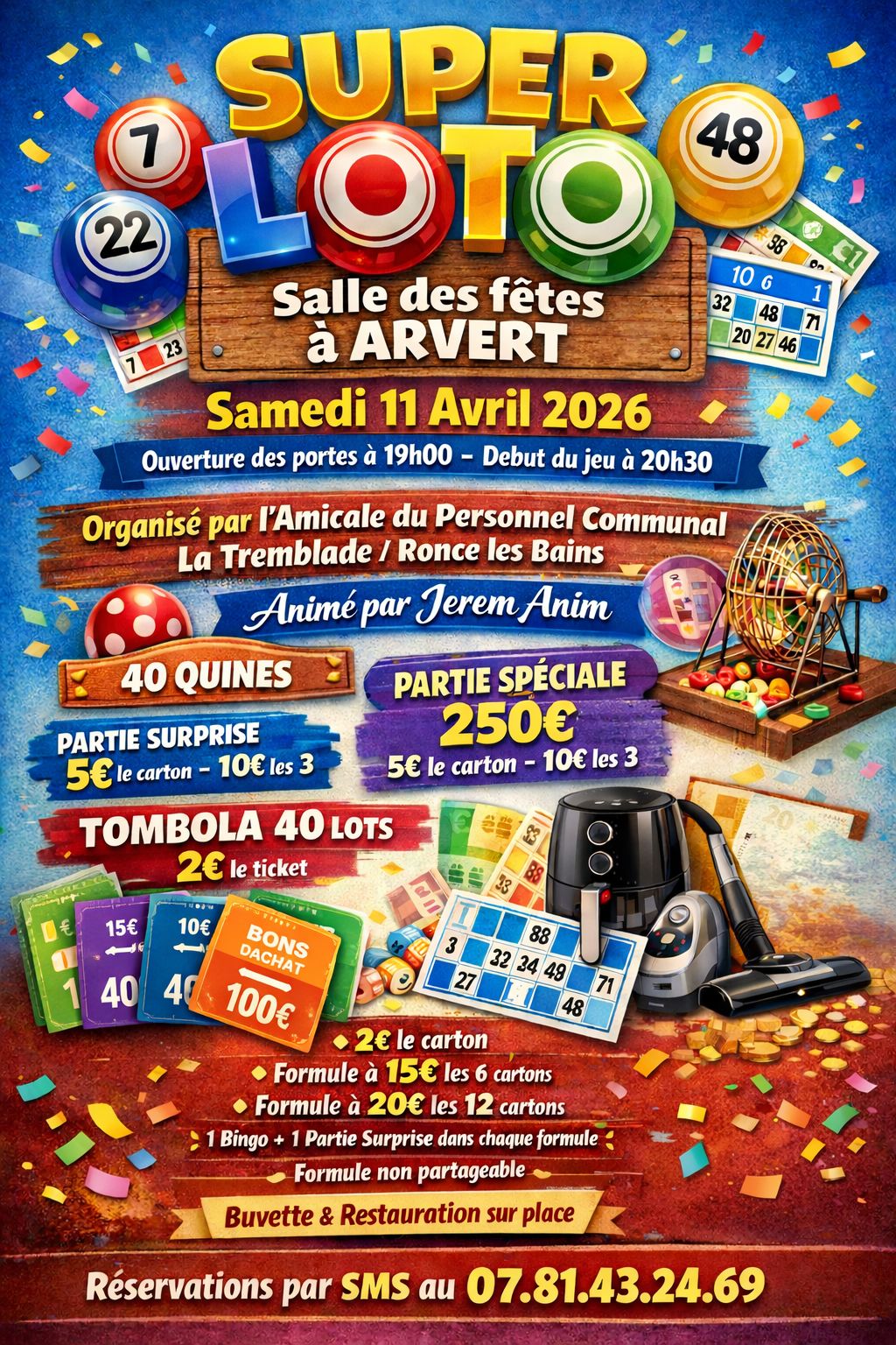 Loto de L’Amicale du Personnel Communal La Tremblade - Ronce-les-Bains