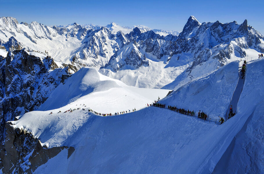 Arête de la vallée Blanche - Aiguille du Midi