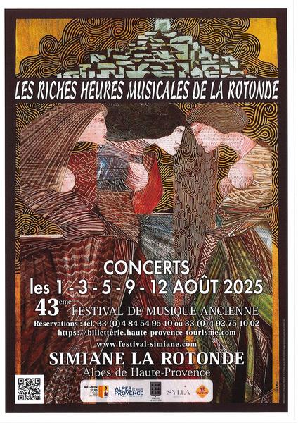 43ème Festival de Musique Ancienne Les Riches Heures Musicales de la Rotonde_Simiane-la-Rotonde