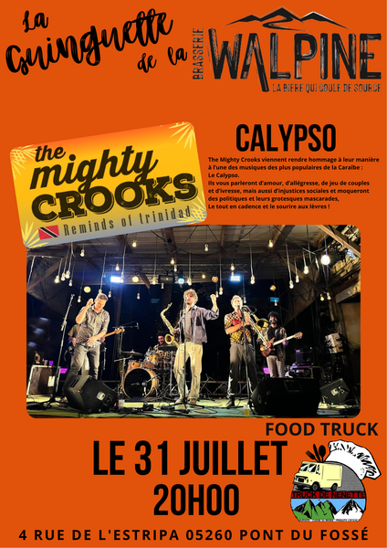 Concert The Mighty Crooks à la Walpine - © Walpine Concert The Mighty Crooks à la Walpine - © Walpine