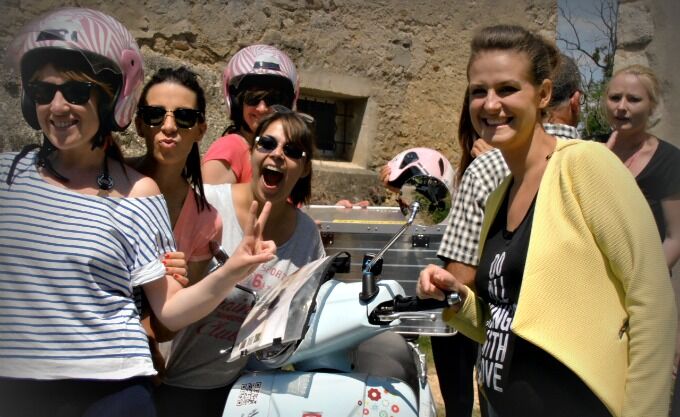 scoot nomad sortie EVGF en scooter drome