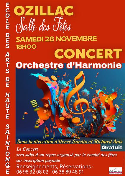 Concert de l'Orchestre d'Harmonie De Haute-Saintonge
