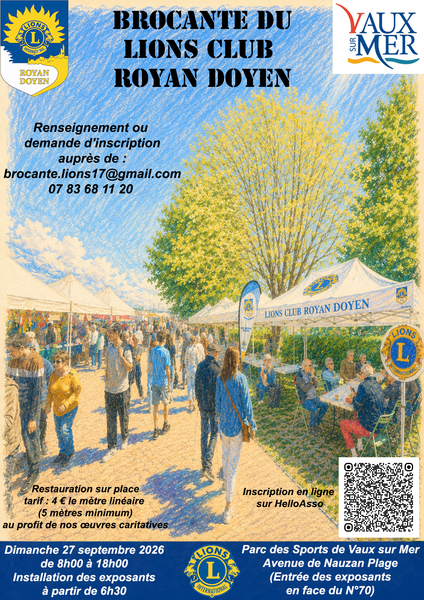 Grande Brocante du Lions Club Royan Doyen