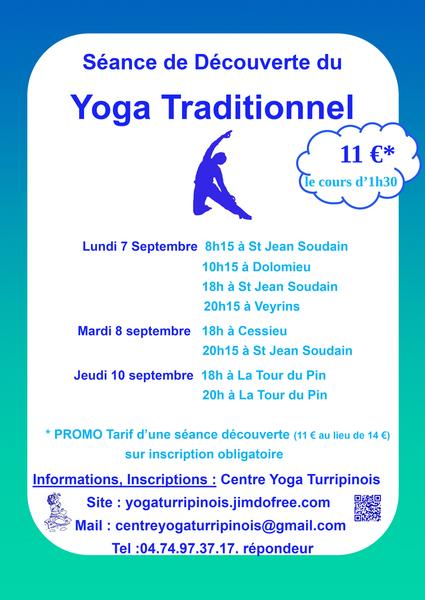 cours de yoga dété