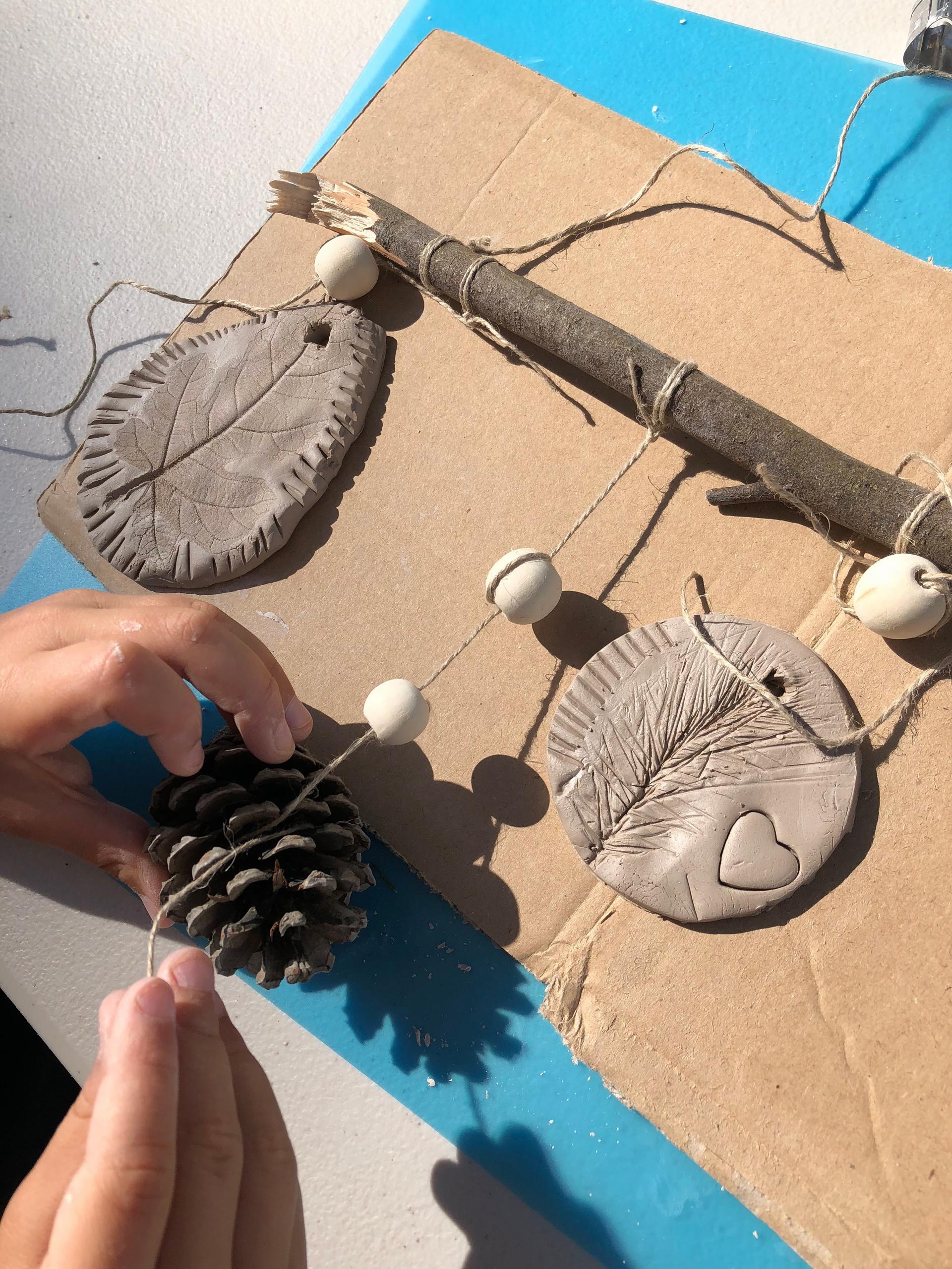 Atelier 4-6 ans parent-enfant : Empreintes végétales