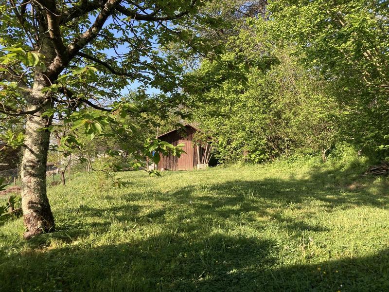 un coin du jardin à disposition