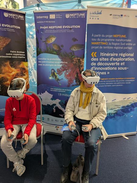 Atelier réalité virtuelle - Plongée en Méditerranée_Hyères