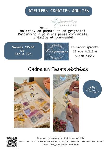 Atelier créatif adultes