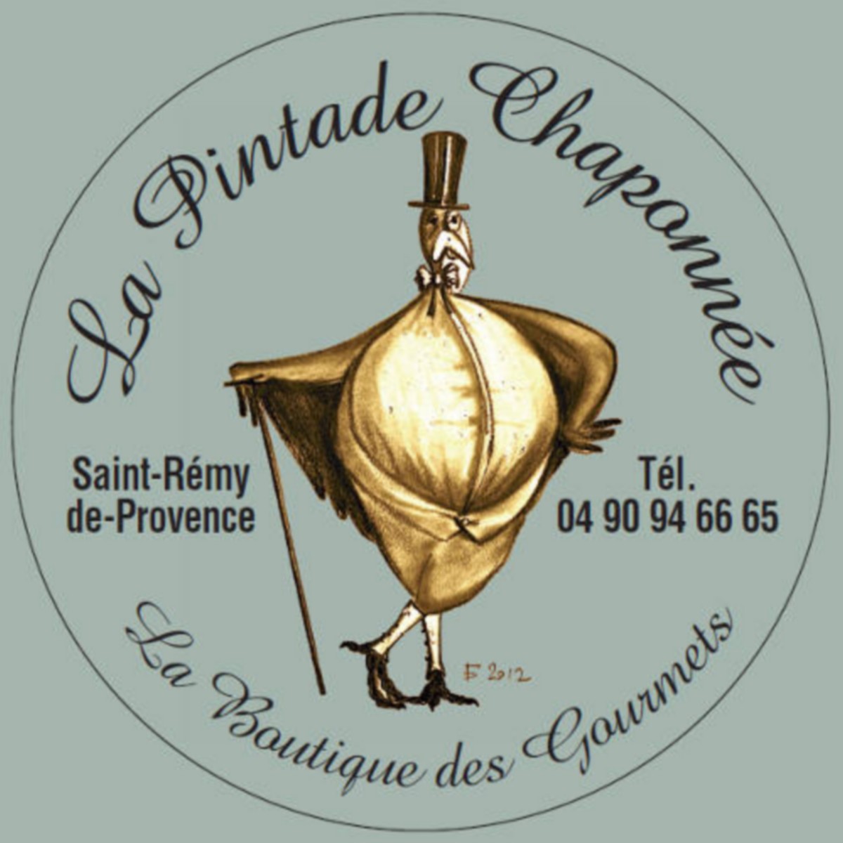 La pintade chaponnée