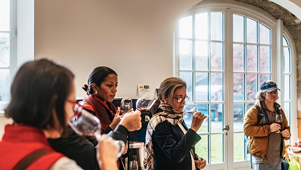 Dégustation au Château des Bachelards