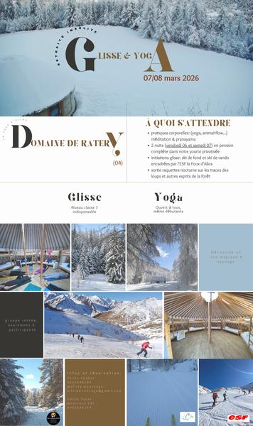 Glisse et Yoga à Ratery