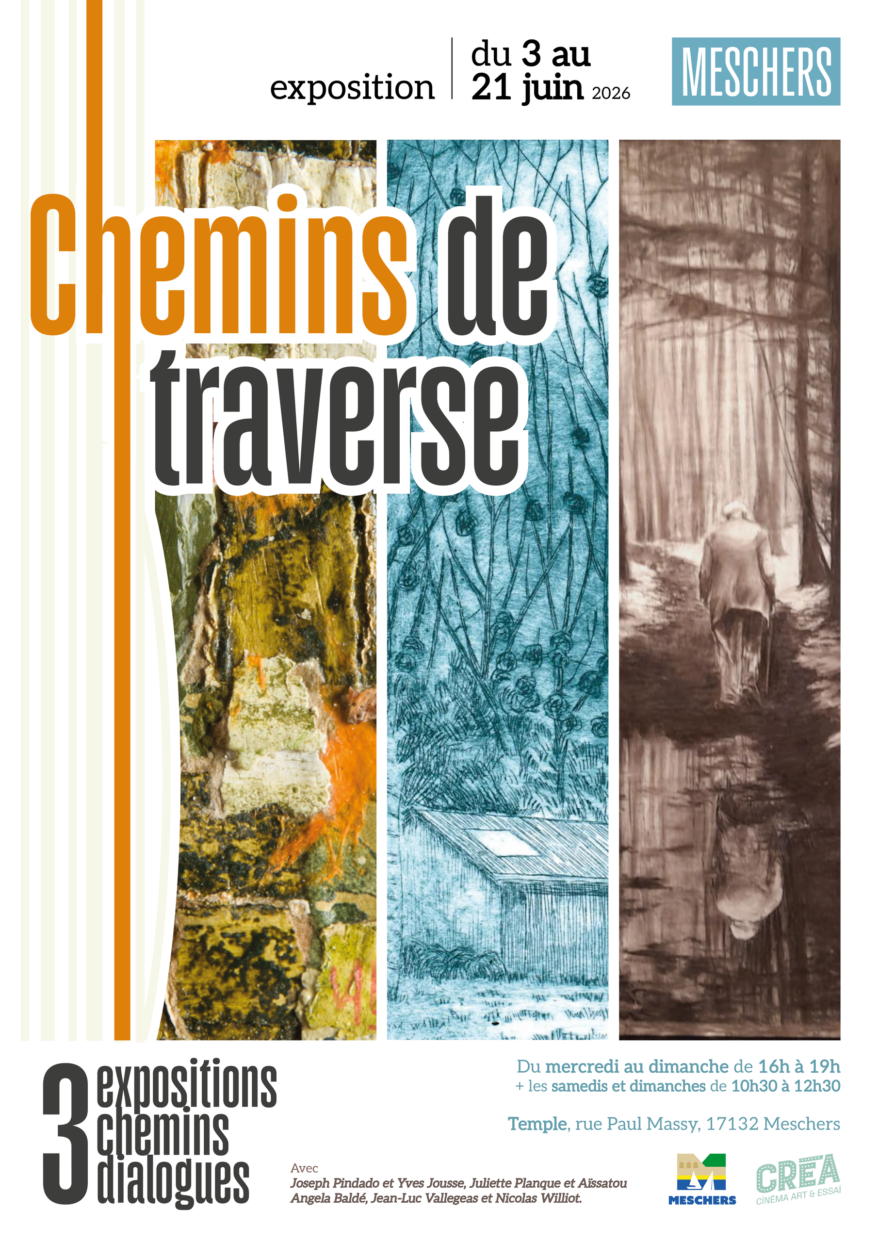 Exposition collective « Chemins de traverse »