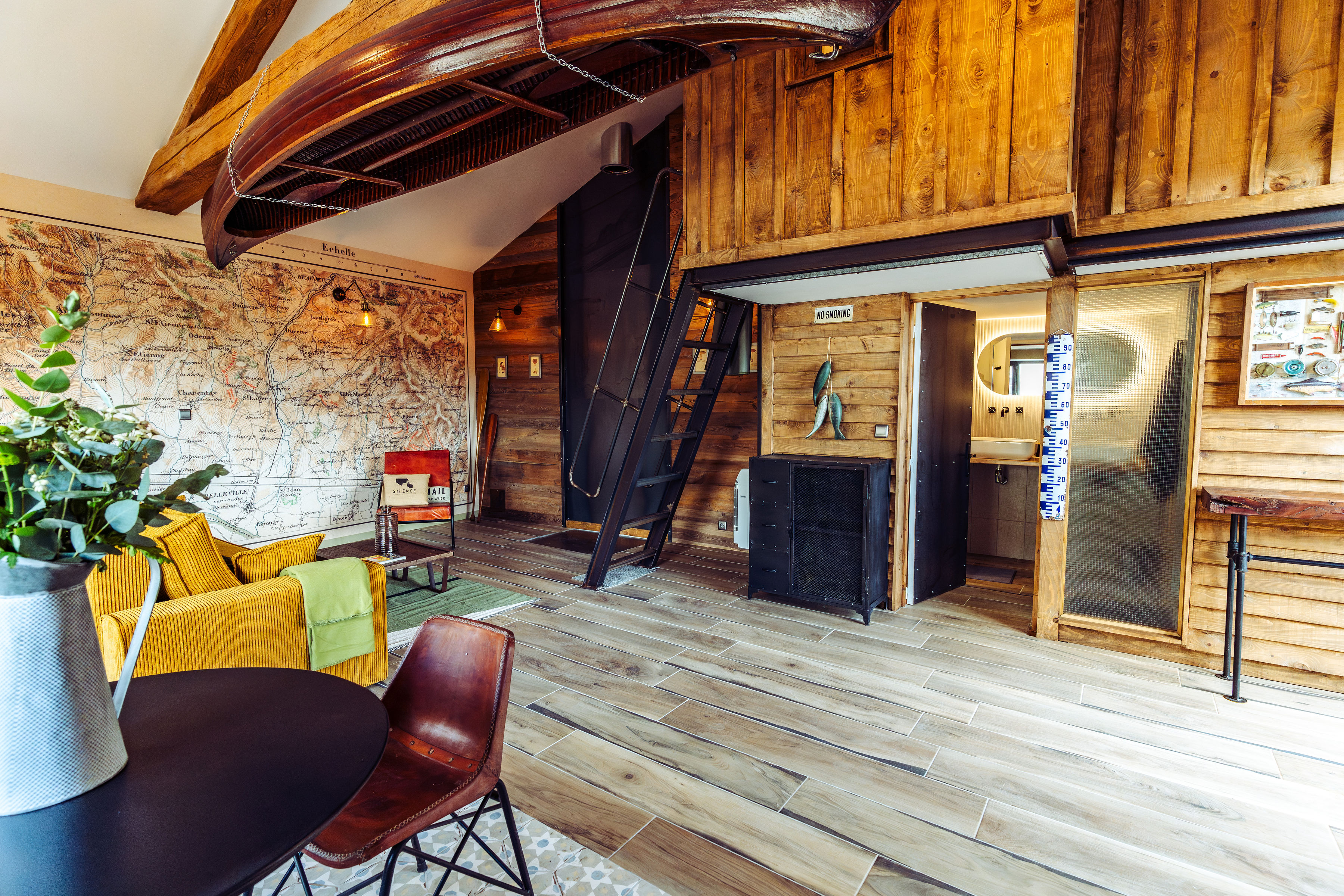 La cabane du pêcheur pièce de vie