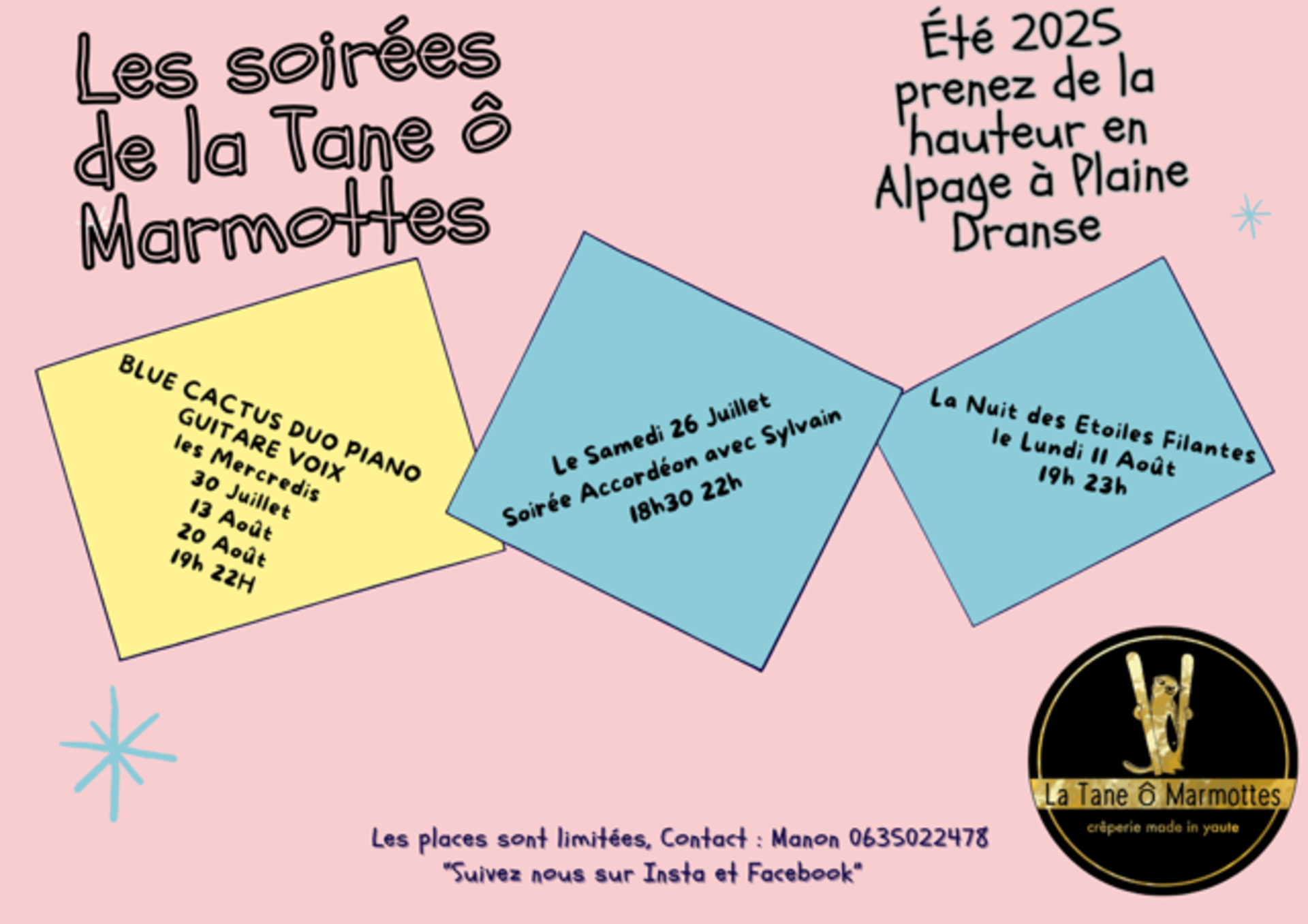 Les Soirées de La Tane Ô Marmottes