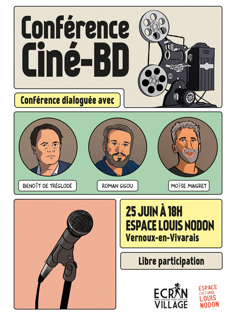 Conférence "Cinéma et BD : une porosité féconde, un dialogue constant"