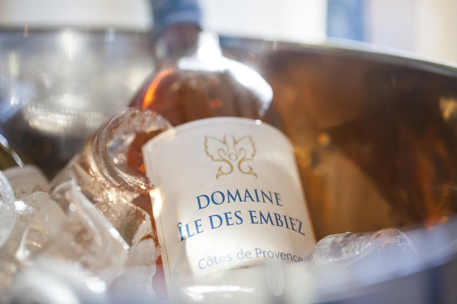 Vin rosé du Domaine des Embiez