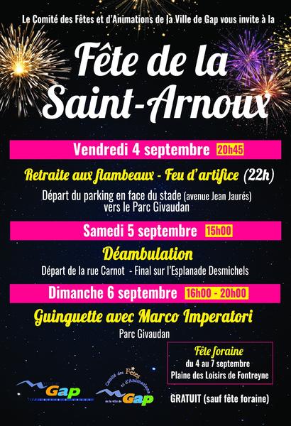 Fête de la St Arnoux