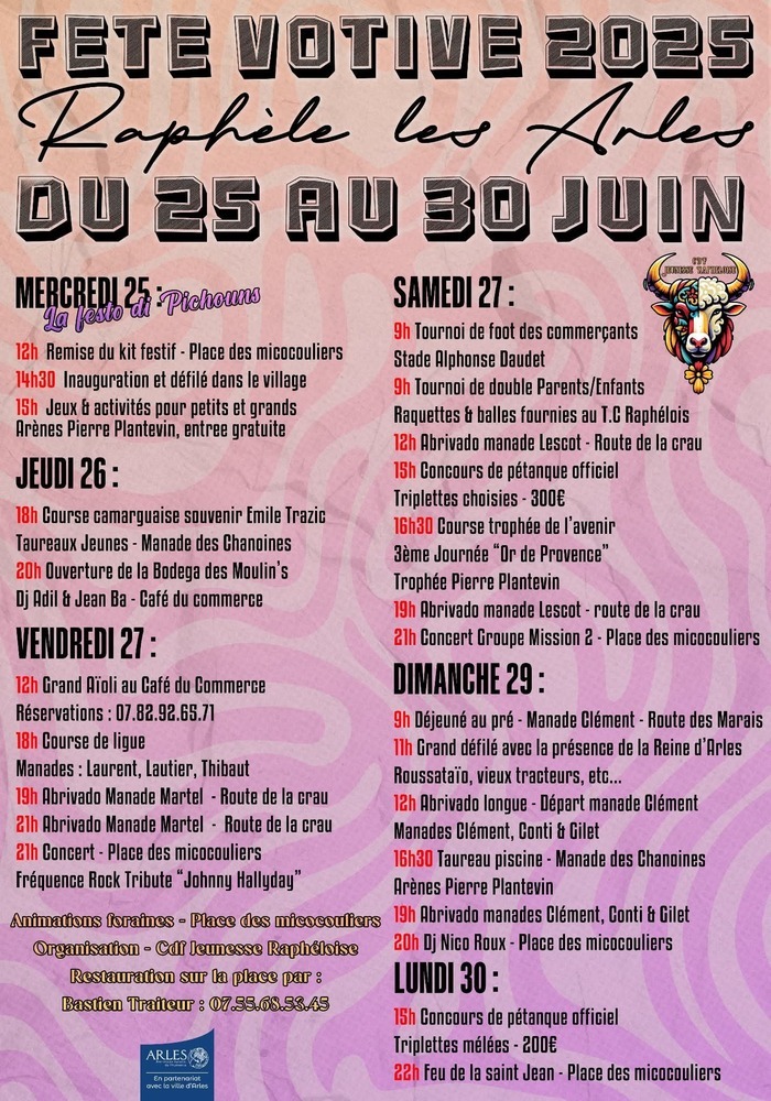Fête Votive de Raphèle 2025