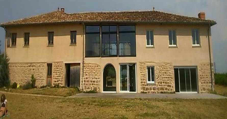 Gîte façade réception