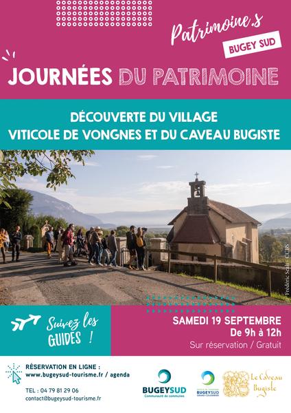 Visite gourmande : découverte du village viticole de Vongnes
