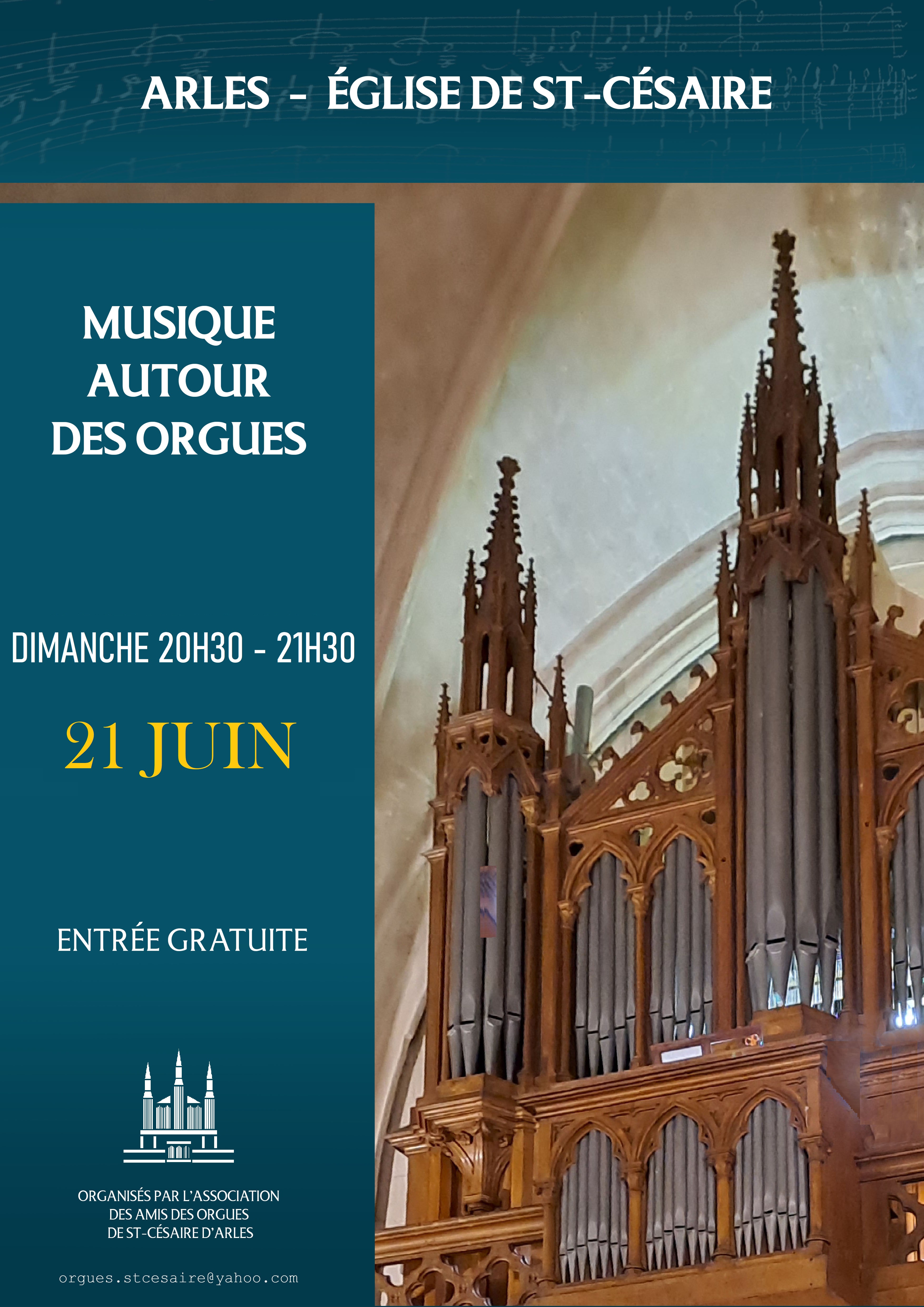 Fête de la musique à l&rsquo;orgue de St Césaire