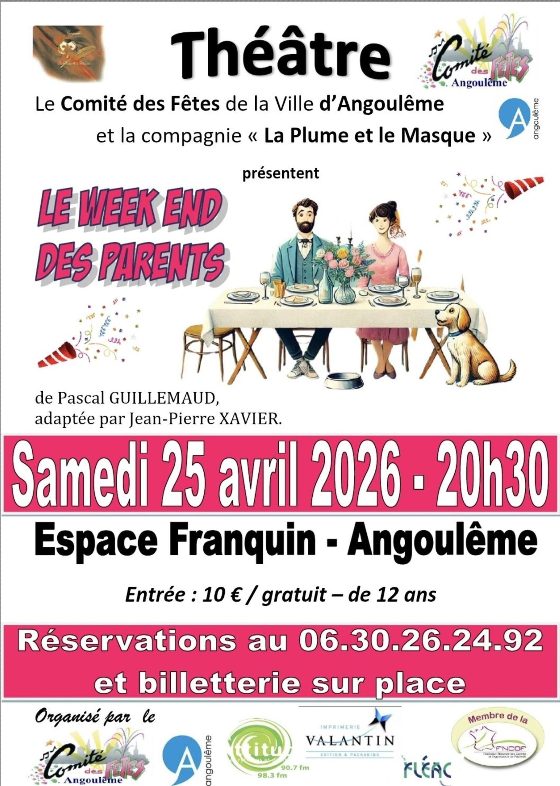 Théâtre - Le week-end des parents
